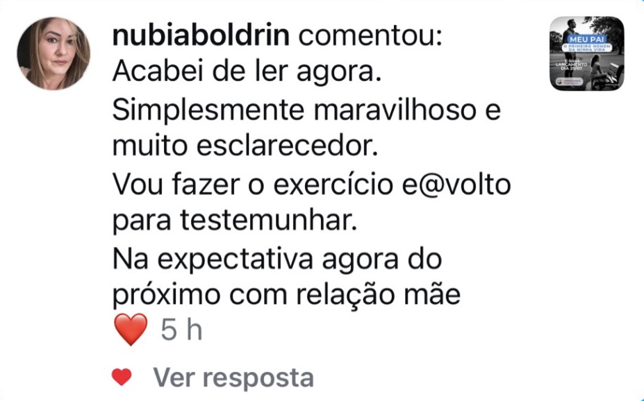 Feedback de leitora
