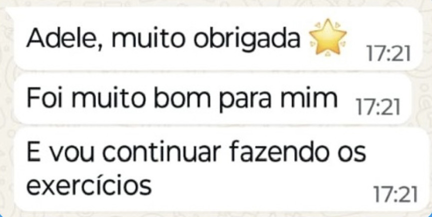 Feedback de leitora